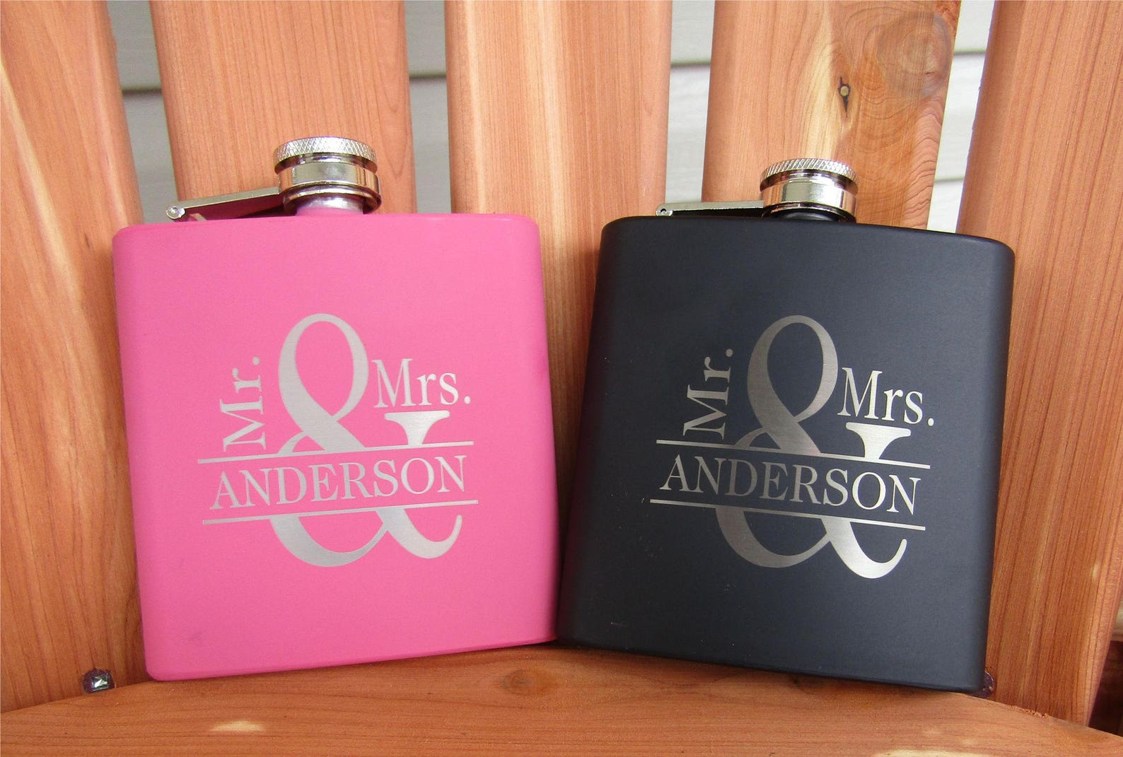 His and Her Flasks Personalized Flasks Wedding Gift for the Etsy