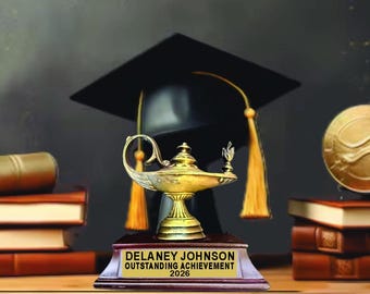 Lamp of Knowledge Academic Award | Academic Achievement Award | Student Academic Excellence - Honor Roll Award- Scholastic Recognition