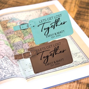 Mr and Mrs Personalized Luggage Tag for Bride and Groom, Luggage Tag for Wedding Gift or Shower Gift, His and Hers Wedding & Anniversary
