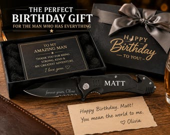 Personalized Engraved Folding Knife - Custom Name Knife - Perfect for Camping, Hunting, Fishing & Outdoor Adventures