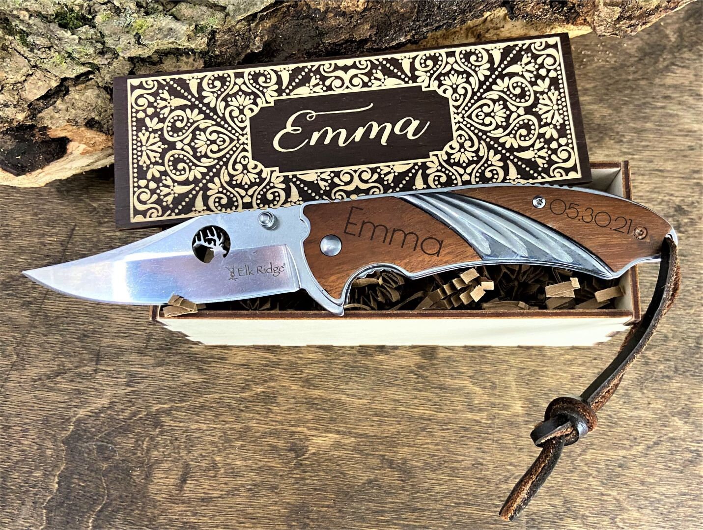 Ladies Pocket Knife for Her and Wood Box Custom Ladies Pocket Etsy UK