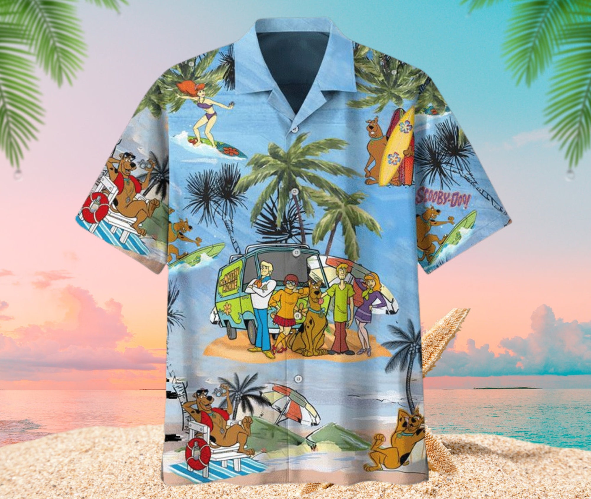 HOT TREND Scooby-Doo Summer Time Hawaiian Shirt