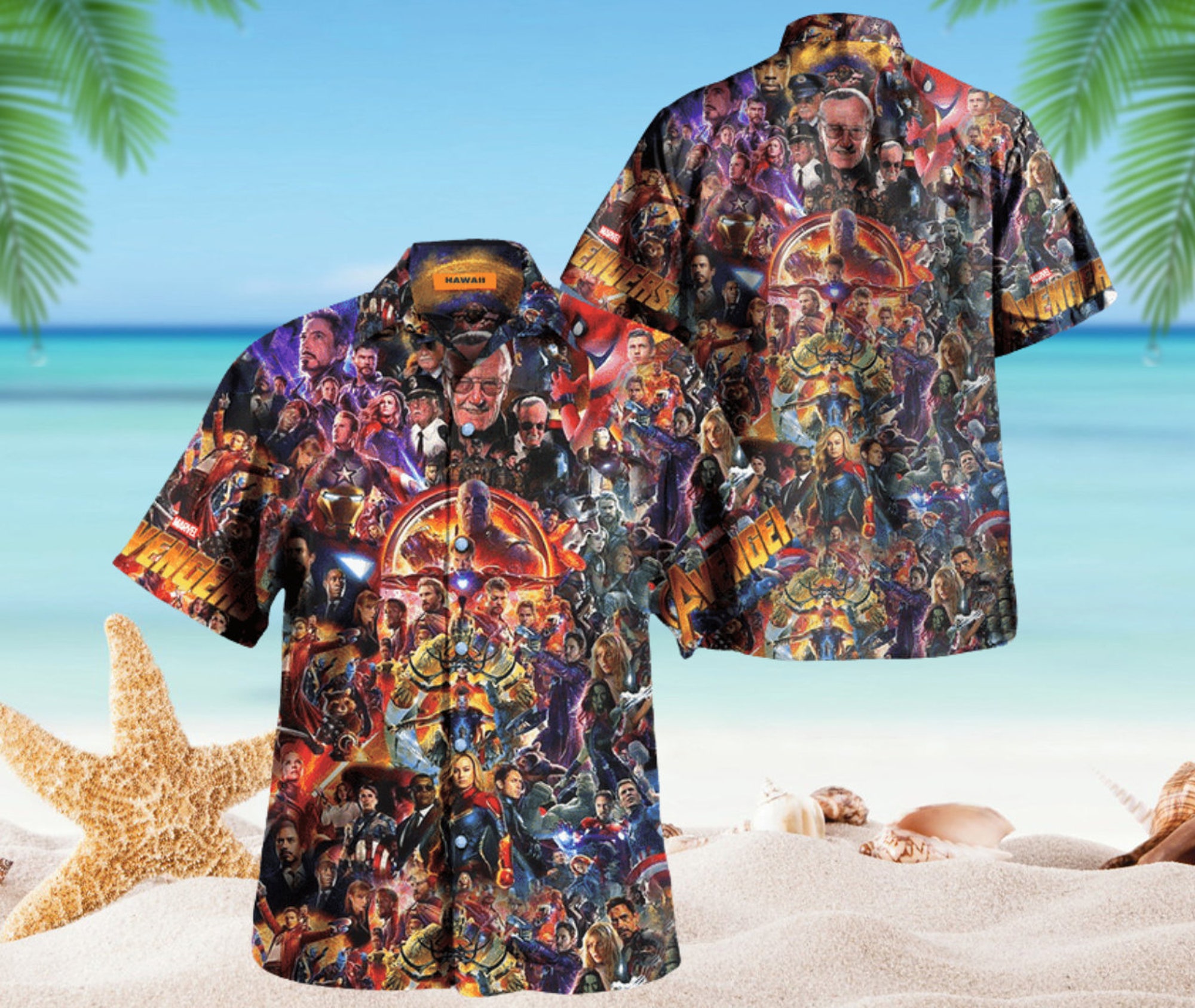 Discover Avengers I Love You 3000 Hawaiian Shirt