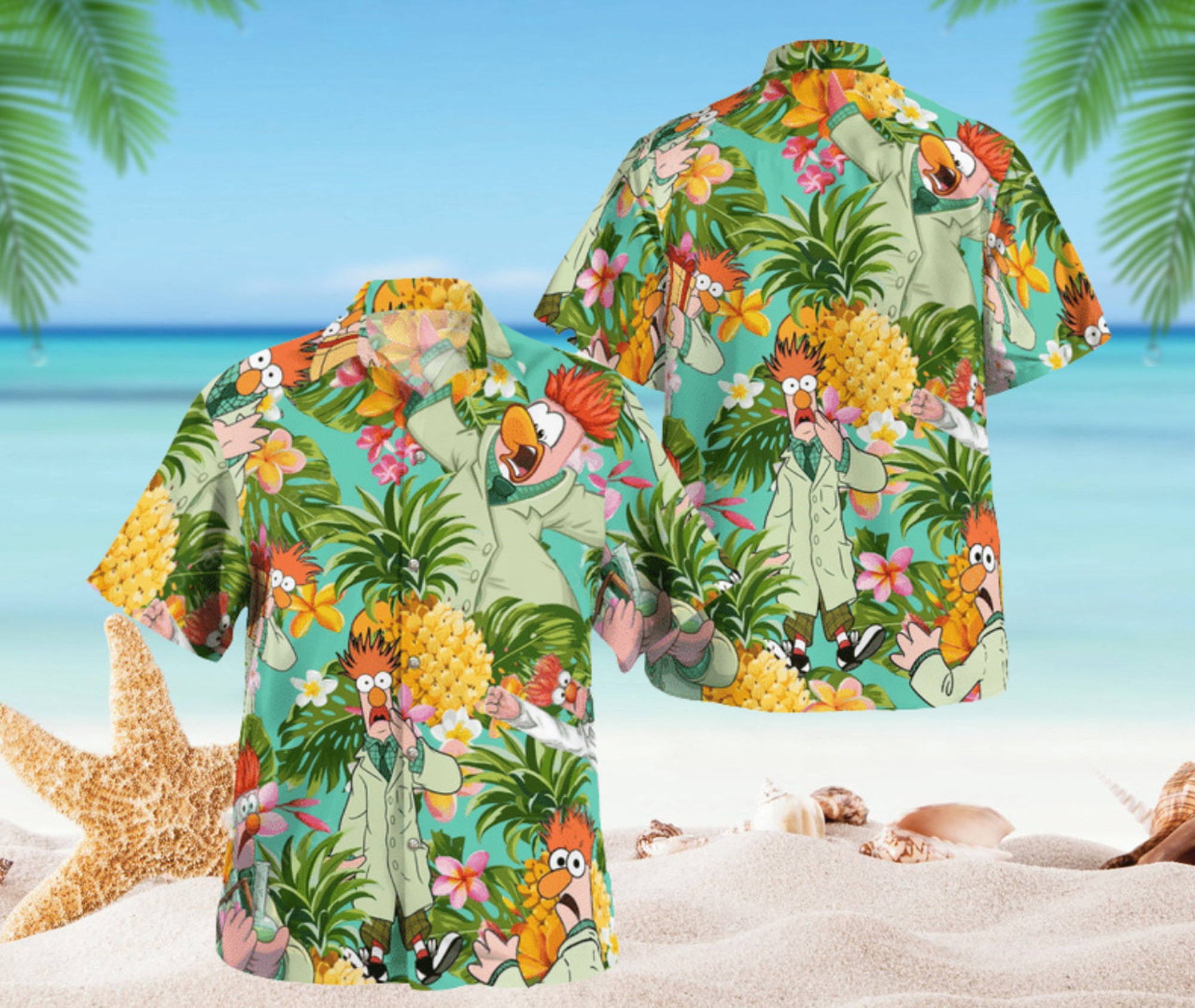 Beaker Hawaiian Shirt, Hawaiian Shirt