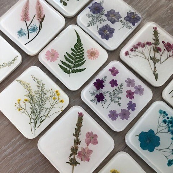 Flower Coasters