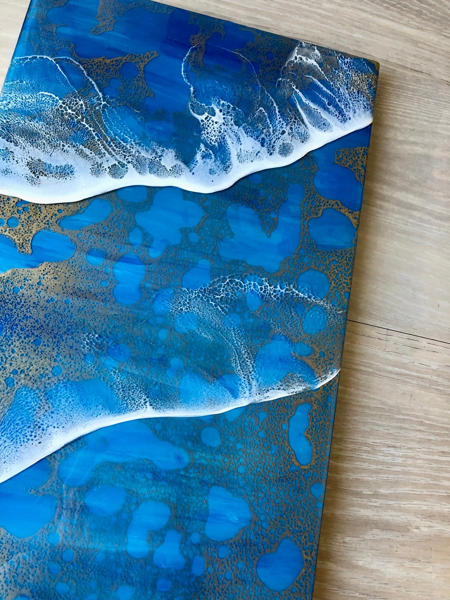 12x24 Resin Beach Wall Art