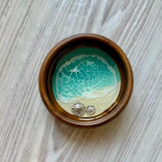 4" Resin Beach Ring Dish