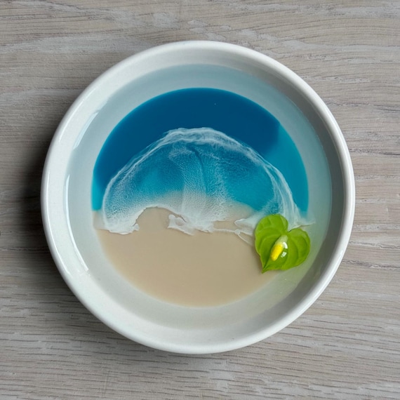 Ring Dish with Anthurium Flower