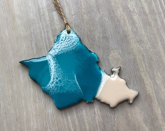 Oahu Resin Tree Ornament