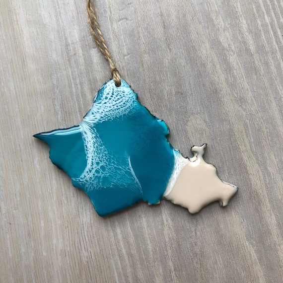 Oahu Resin Tree Ornament