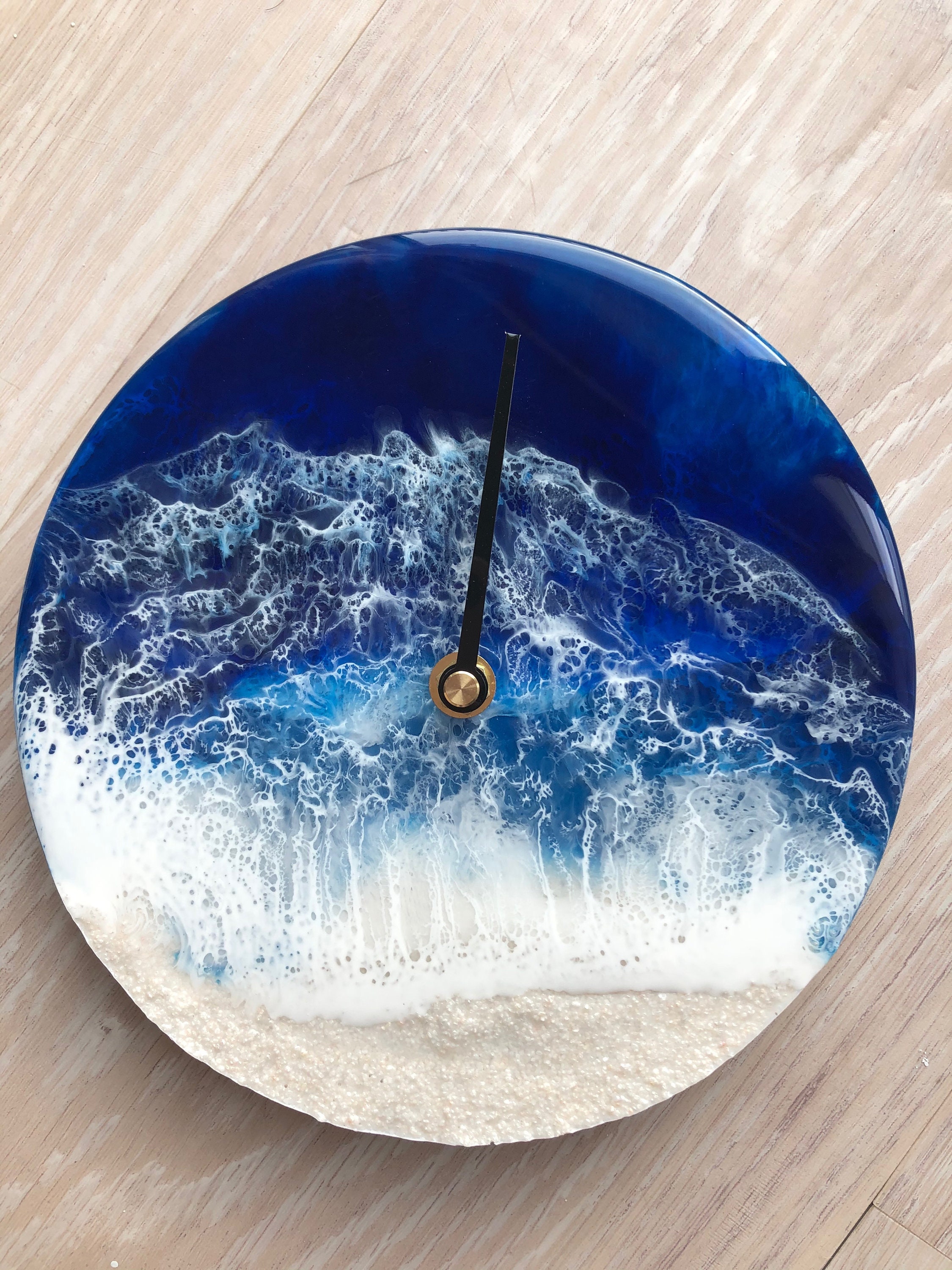 Resin Beach Clock
