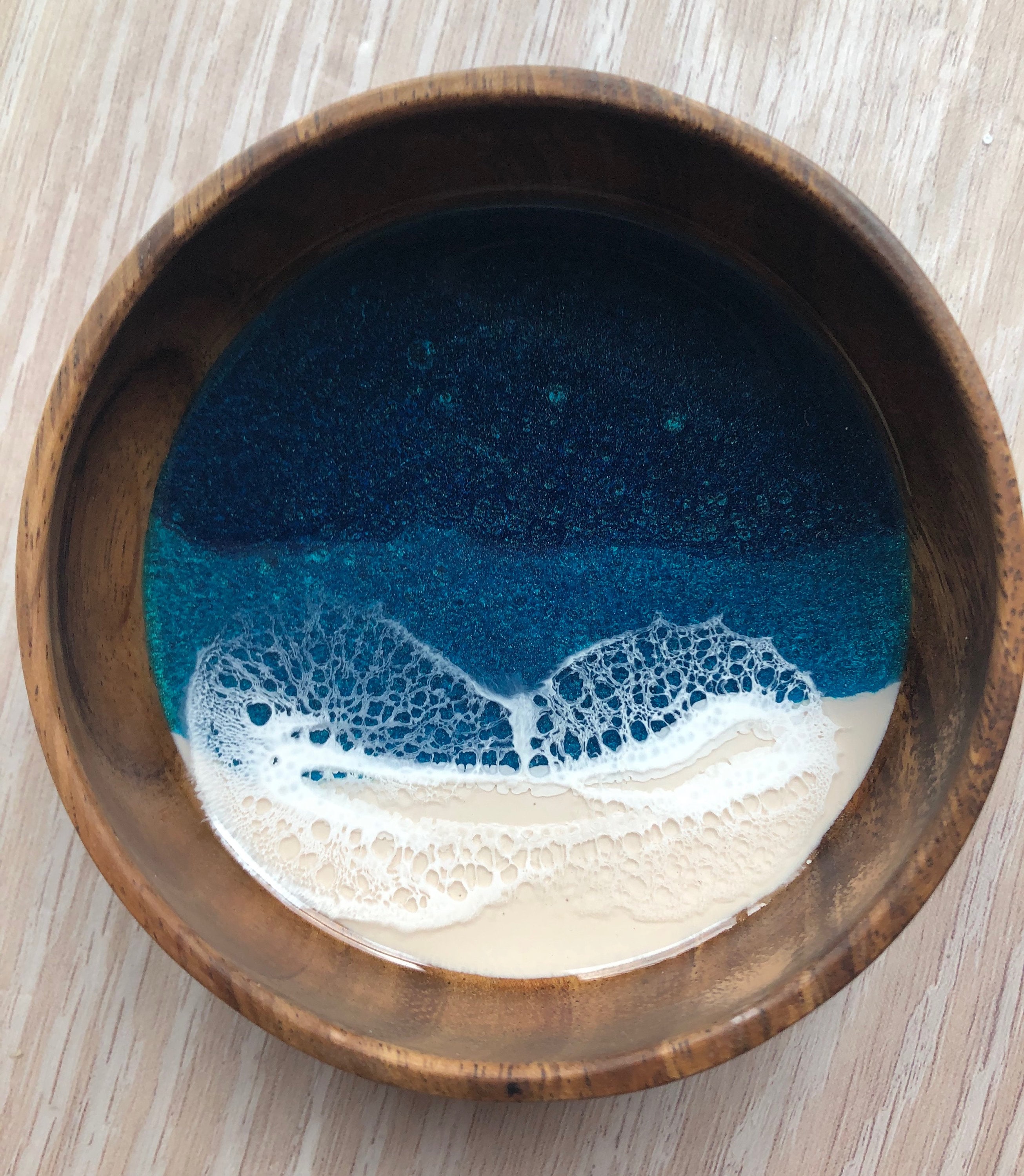 4 Resin Wood Bowl