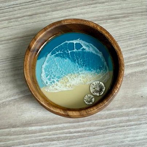 4" Resin Beach Ring Dish
