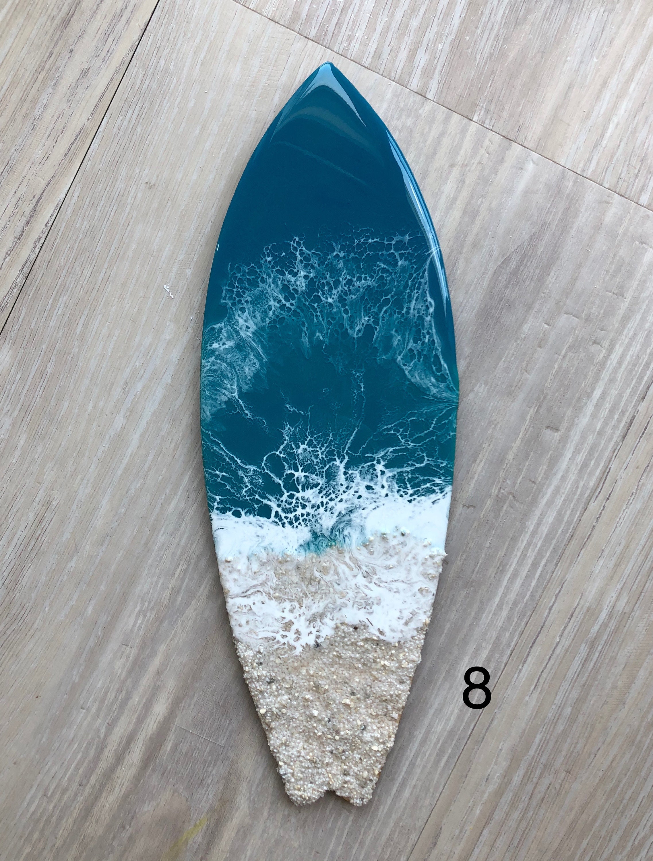 12 Resin Surfboard Wall Art