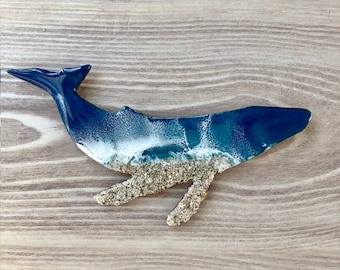 8" Whale Wall Art