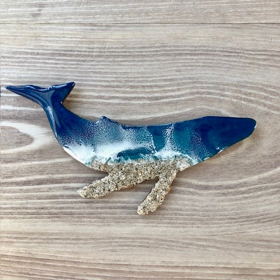 8" Whale Wall Art