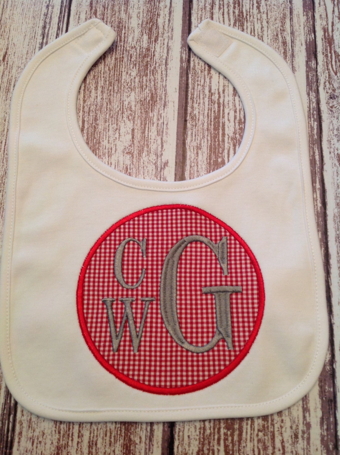 Baby Boy Applique Crab and Monogram Circle Frame Burp Cloth & Etsy