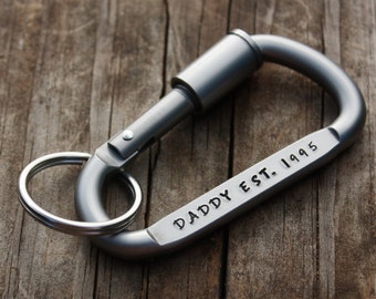 Personalized Carabiner Fathers Gift groomsman gift Wedding favors Wedding gifts Gift Christmas Gift Mother's Day Gift Idea