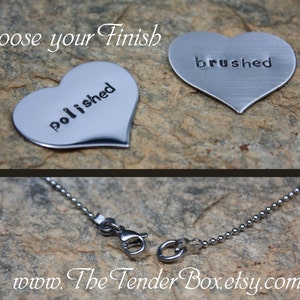 Personalized heart necklace one child necklace new mom bridesmaid necklace Christmas Gift Idea image 4