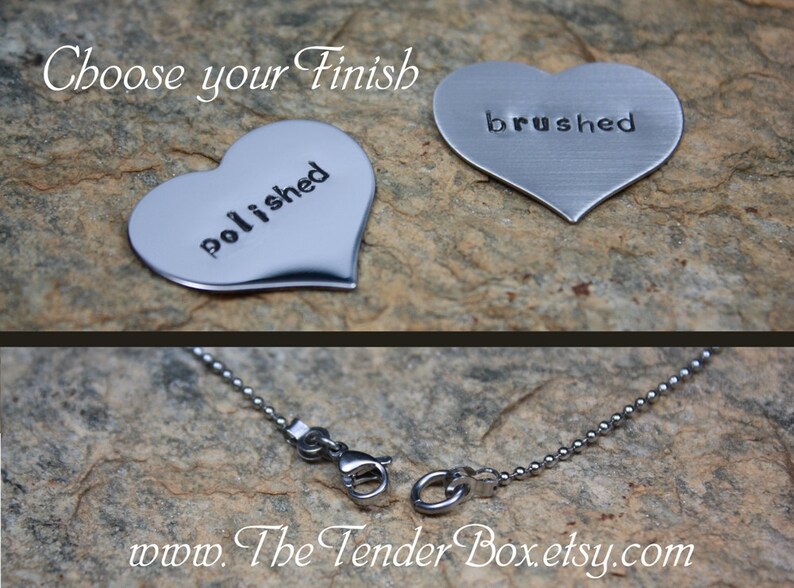 Personalized heart necklace one child necklace new mom bridesmaid necklace Christmas Gift Idea image 4