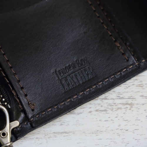 Leather Clutch Wallet with Strap and Interior Zipper Handmade Leather Wallet for shops Women Leather Clutch Leather Wristlet
