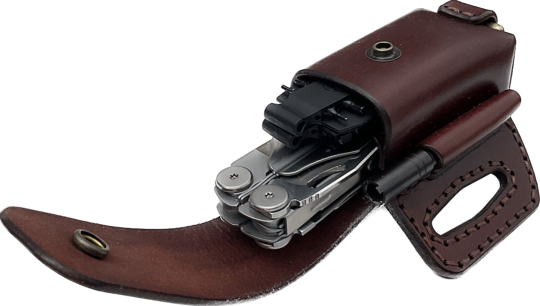 Sheath for Leatherman Wave Plus Space for Bit Kit and Bit Extension Leatherman Skeletool Sheath
