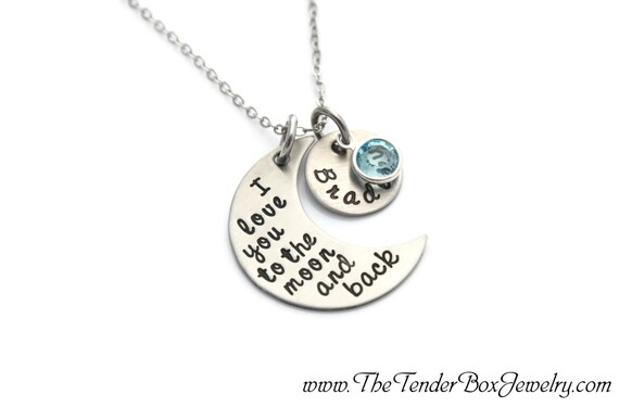 personalized i love you necklace
