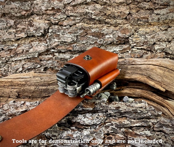 Leather Case For Leatherman Wave Rebar Sidekick Wingman Charge