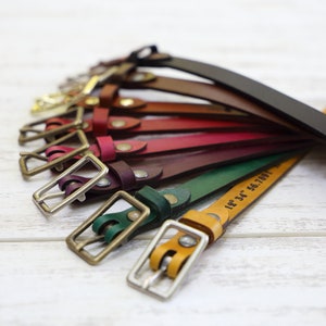 Personalized Adjustable Leather Bracelet With Buckle Engraved Leather Bracelet