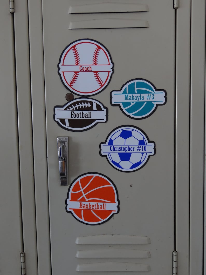 Custom Sports for Lockers Etsy