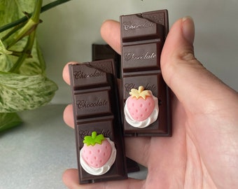 Pastel Strawberry Chocolate Bar Lighter