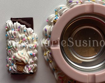 Birthday Cake Ashtray Set