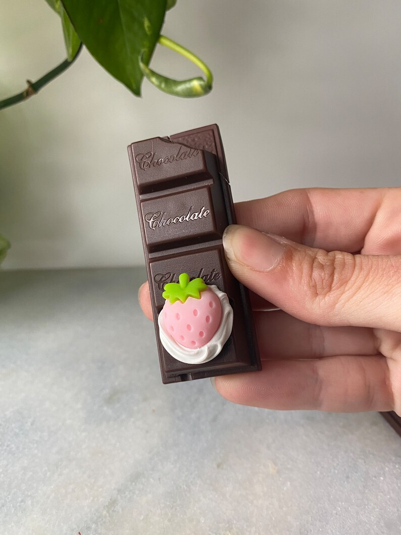 Pastel Strawberry Chocolate Bar Lighter 2