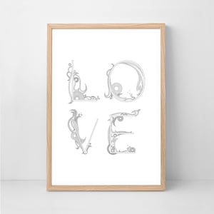 Word Art, Original Artwork, Love Print, Printable Quotes, Black and White Art, Inspirational Poster, Love Poster, Love art, Typography Art