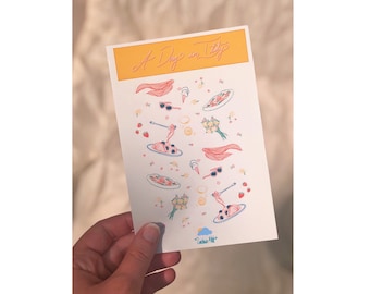 A Day in Italy - Sticker Sheet