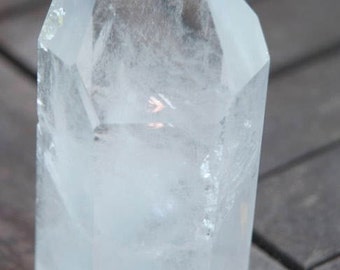 Large Polished Clear Quartz Point