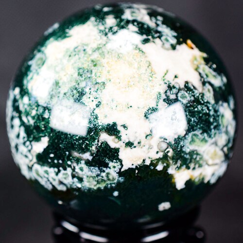Moss Agate Sphere 3.
