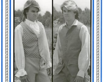 1700s-1800s Civilian & Military Waistcoat and Vest sizes 36-50 Eagles View Sewing Pattern # 68