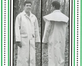 Cowboy Duster - Old West Coat - Men's Sizes M-XXL Eagle's View Sewing Pattern # 53