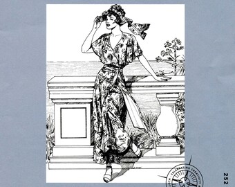 Folkwear Beach Pyjamas Retro 1920s-30s Jumpsuit w/Palazzo Pants Sewing Pattern #252 sizes XS-2XL