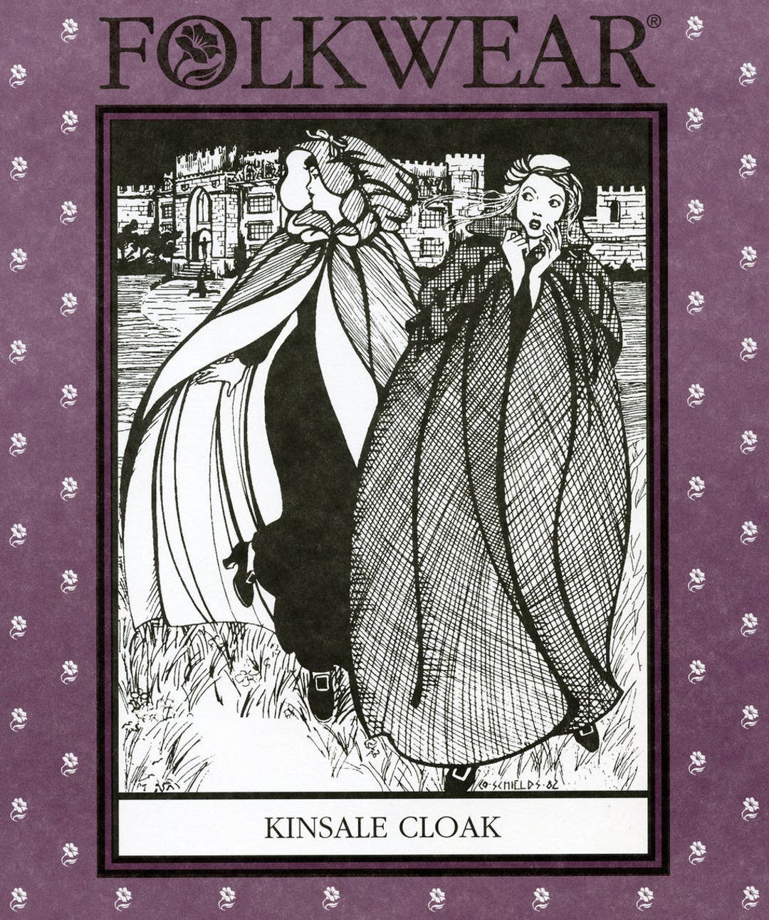 Folkwear Irish Kinsale Cloak Men's & Women's Ankle Length Cape Sewing