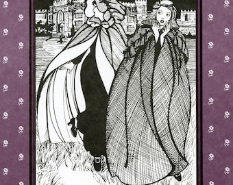 Folkwear Irish Kinsale Cloak - Men's & Women's Ankle Length Cape Sewing Pattern # 207
