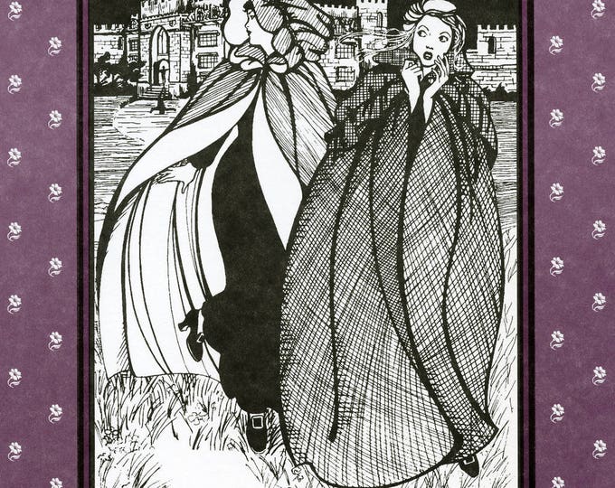 Folkwear Irish Kinsale Cloak Men's & Women's Ankle Length Cape Sewing