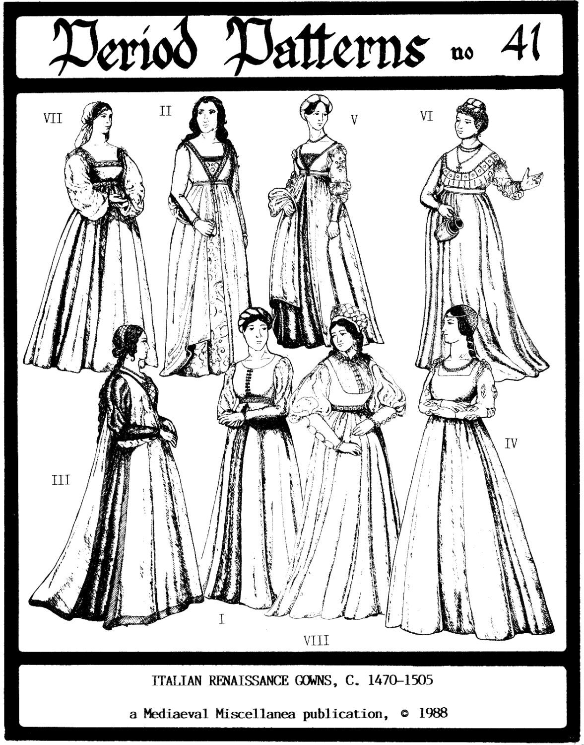 renaissance dress patterns