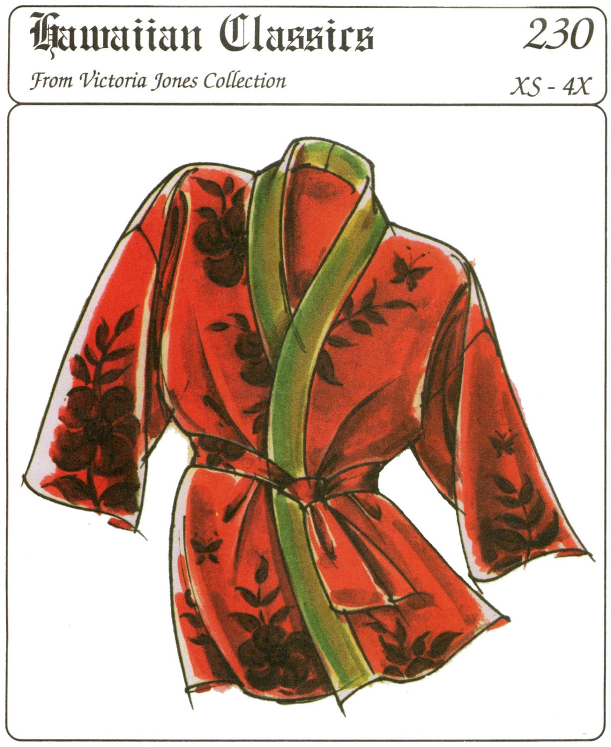 Loose-fit Wrap Happi Coat XS-2X and Hanten S-4X Victoria Loose-fit Wrap Happi Coat XS-2X and Hanten S-4X Victoria