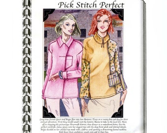 Pick Stitch Perfect Loose-fitting Pullover Shirt in Women's sizes XS-XL Cutting Line Designs Sewing Pattern 11811