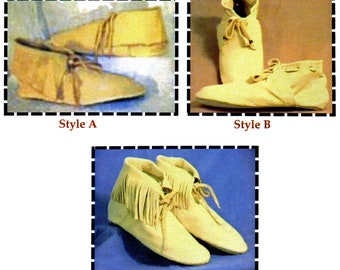 Azore Slipper Moccasin Sewing Pattern by SparrowHawk - Historic Portuguese 15th Century Style