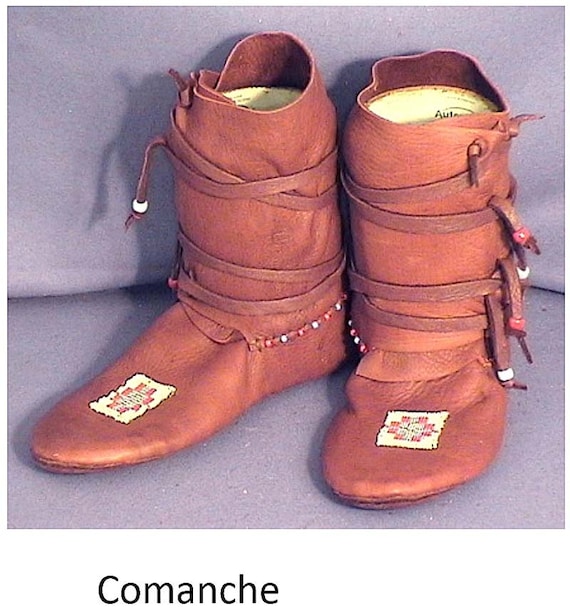 Native American Comanche Indian Moccasin in 3 Styles Sparrowhawk Sewing Pattern Y006 Etsy UK