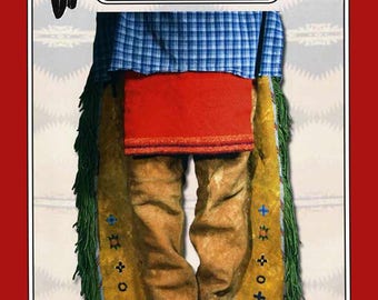 Missouri River Native American Southern Plains Flap Leggings Sewing Pattern # 023 Indian