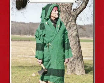 Missouri River Capote Hooded Blanket Coat Sewing Pattern - Traditional Buckskinners & Indian Style